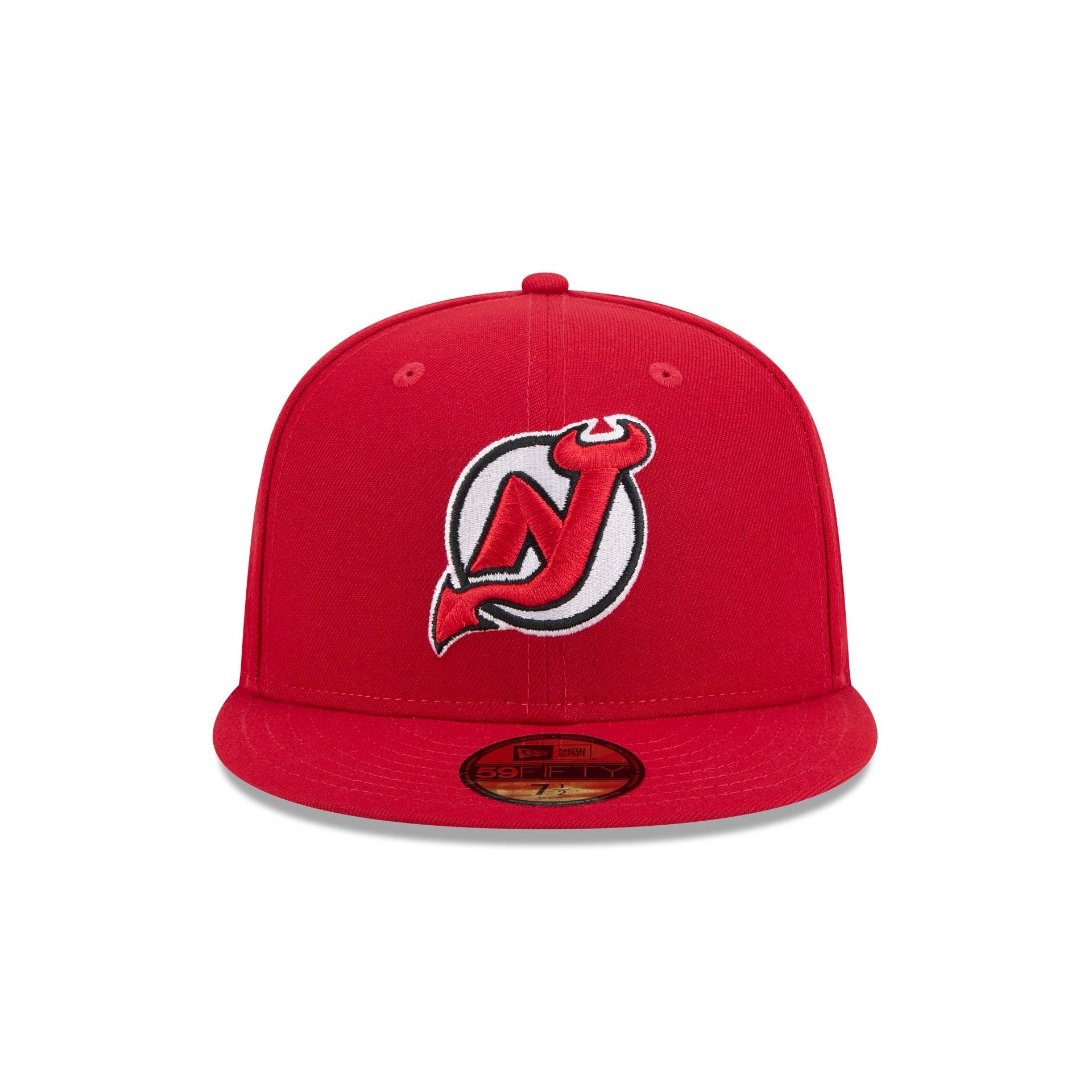New Jersey Devils Rear Wordmark 59FIFTY Fitted Hat