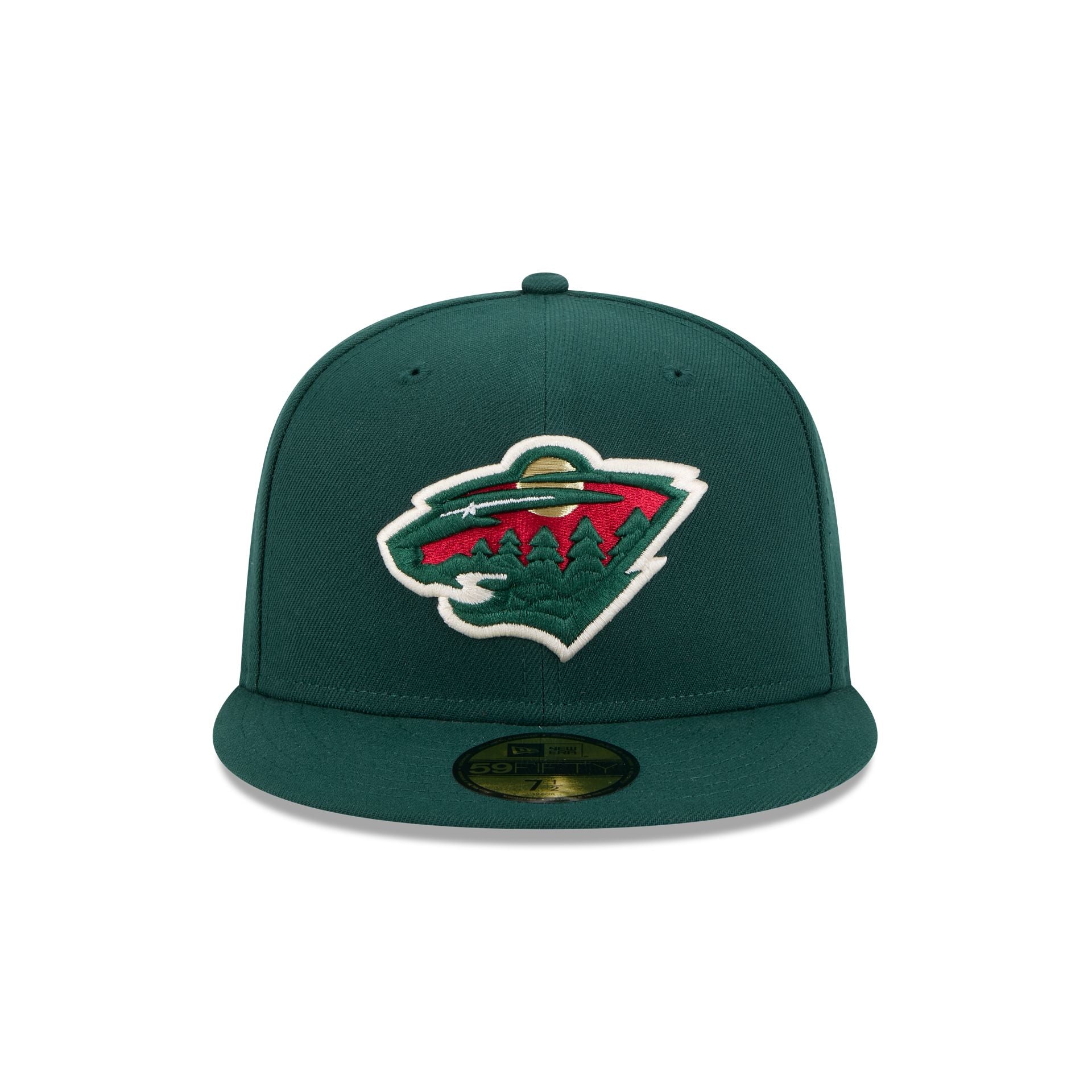 Minnesota Wild Rear Wordmark 59FIFTY Fitted Hat