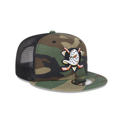 Anaheim Ducks Camo 9FIFTY Trucker Hat