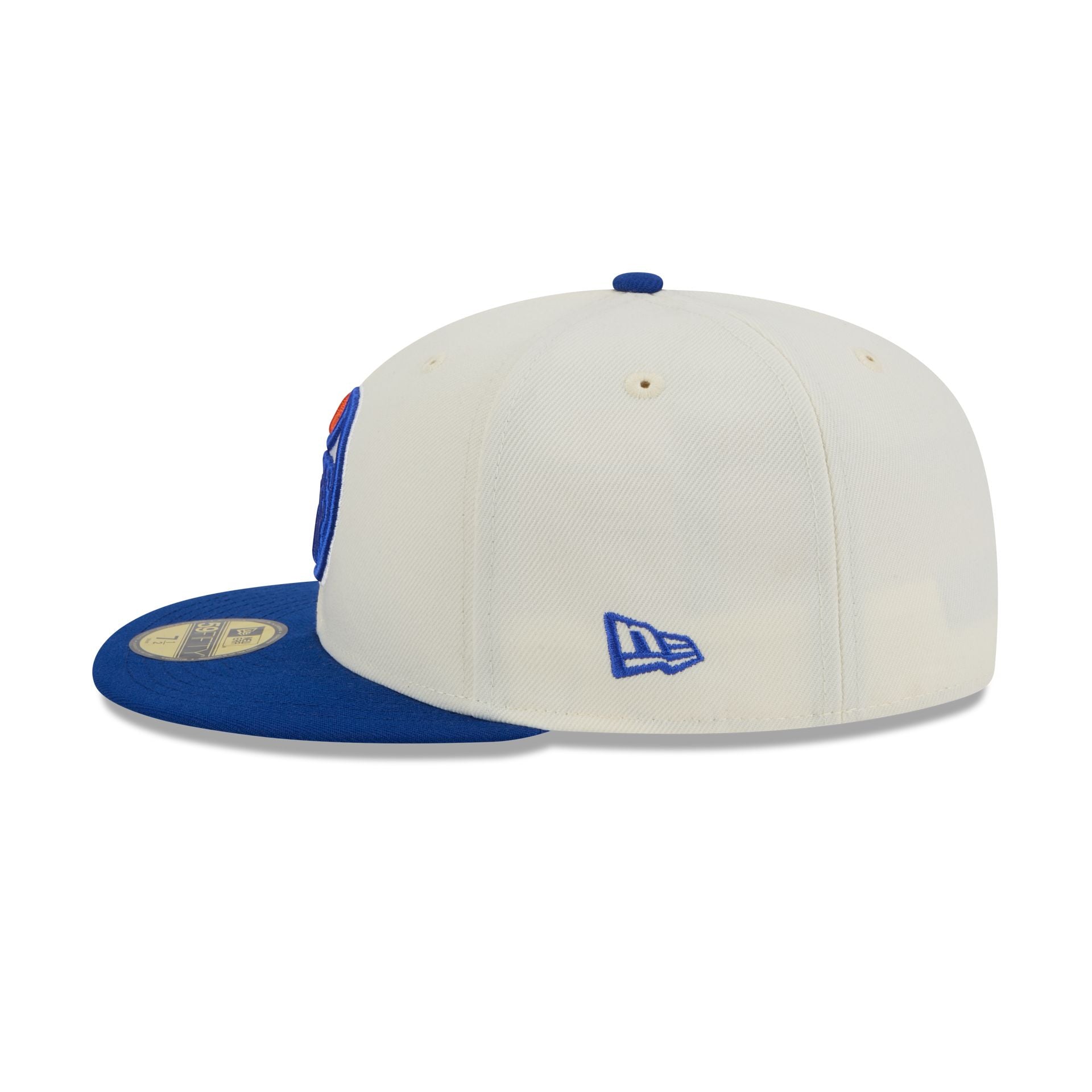 Edmonton Oilers Chrome White 59FIFTY Fitted Hat