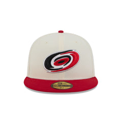 Carolina Hurricanes Chrome White 59FIFTY Fitted Hat