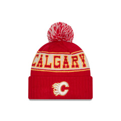 Calgary Flames Retro Pom Knit Hat