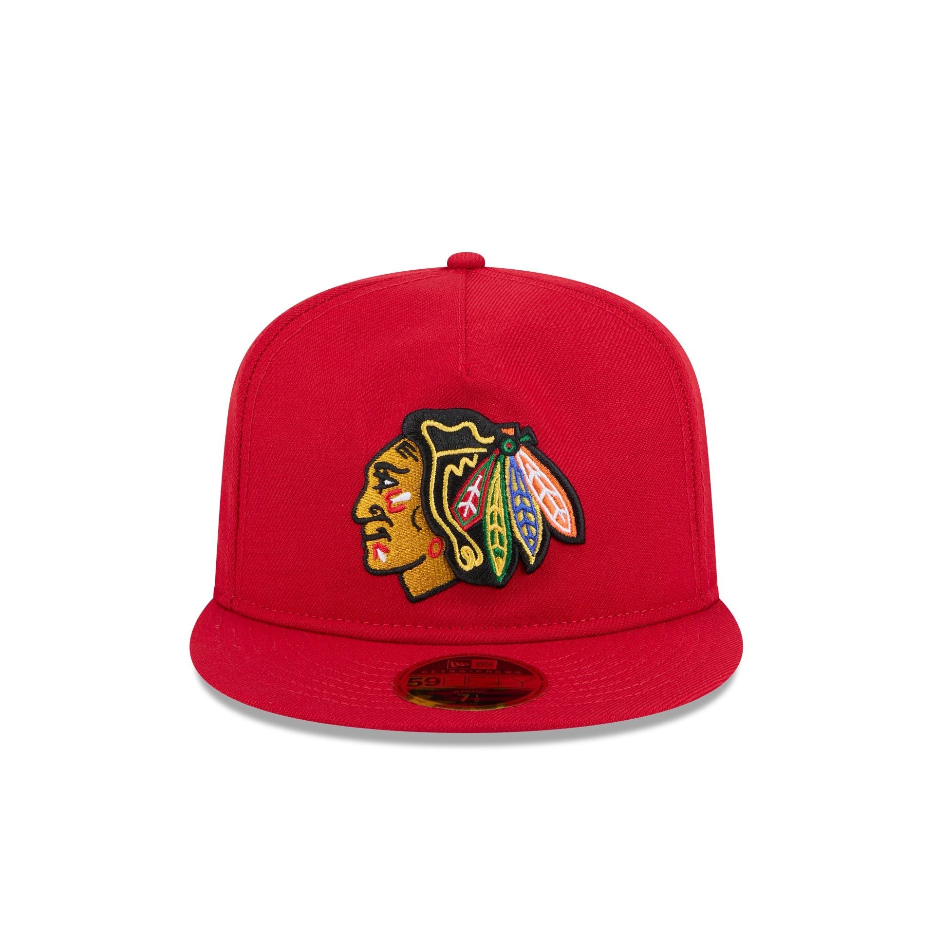 Chicago Blackhawks Boho Wool Retro Crown 59FIFTY Fitted Hat