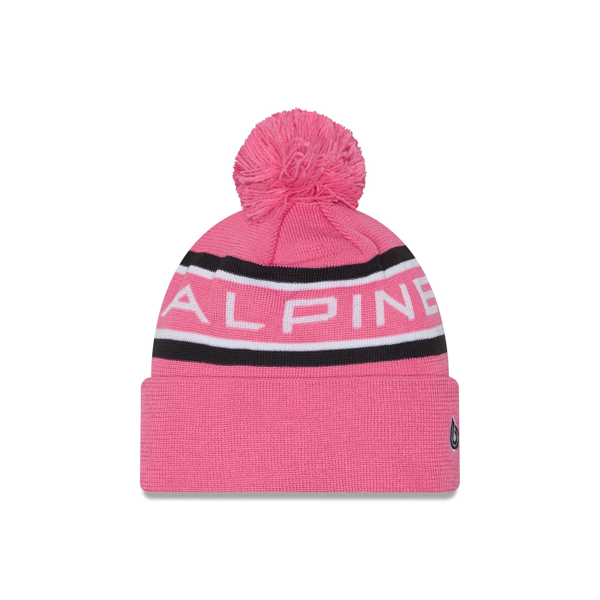 BWT Alpine F1 Team Pop Pink Pom Knit Hat