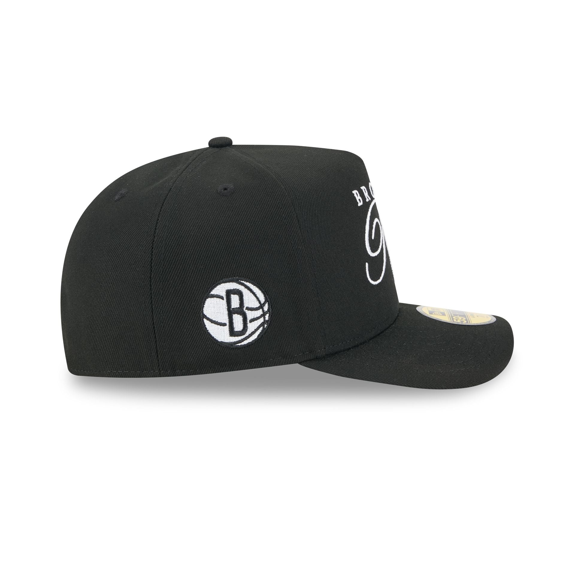 Brooklyn Nets 2025 Draft Black 59FIFTY A-Frame Fitted Hat