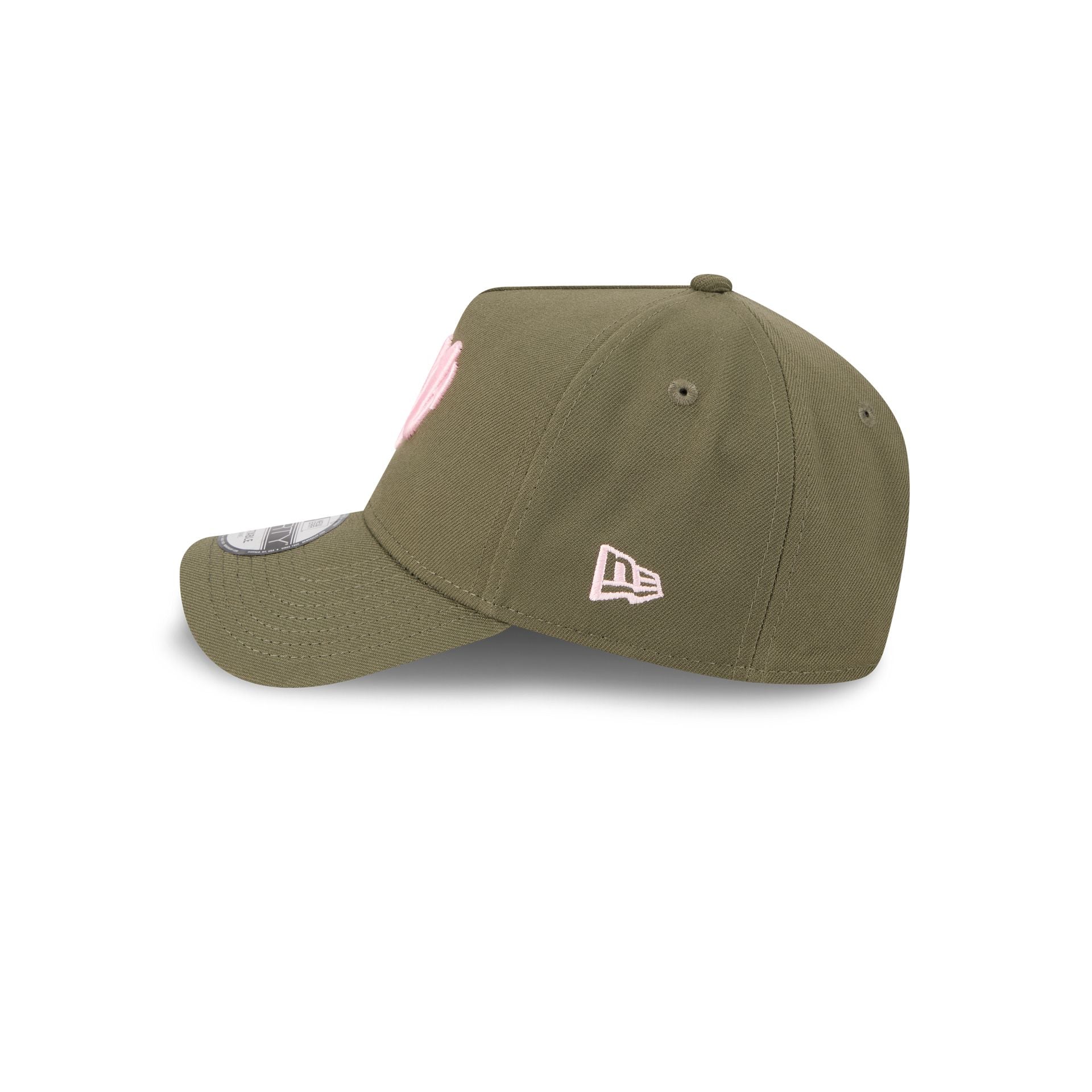 Diablos Rojos del México Olive 9FORTY A-Frame Snapback Hat