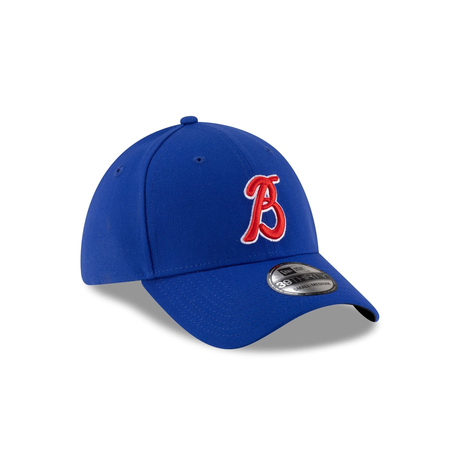 Bravos de León LMB 100th Anniversary Alt Blue 39THIRTY Stretch Fit Hat