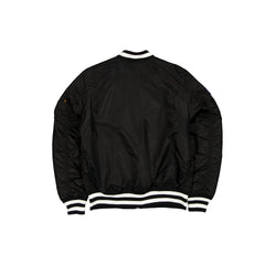 Alpha Industries x Pittsburgh Steelers Black MA-1 Bomber Jacket