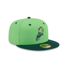 Hartford Yard Goats Theme Night Green 59FIFTY Fitted Hat