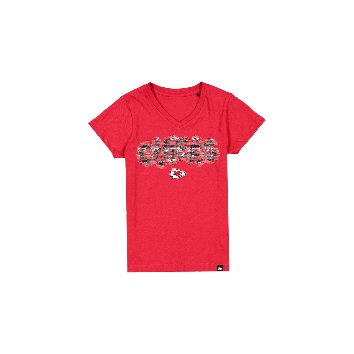 Kansas City Chiefs Flip Sequin Girls T-Shirt