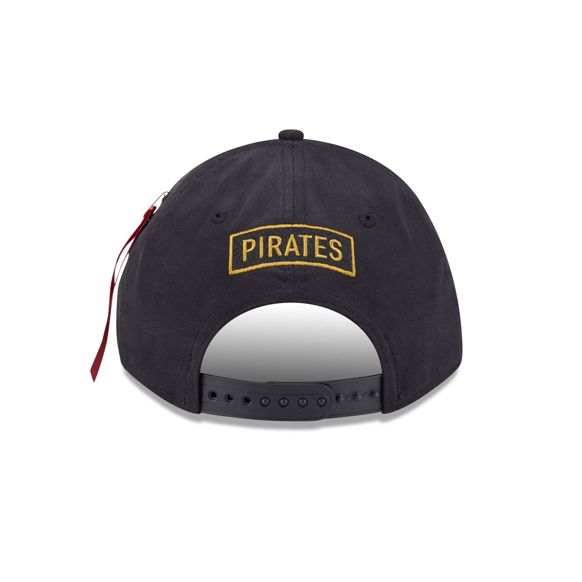 Alpha Industries x Pittsburgh Pirates Black 9FORTY M-Crown A-Frame Snapback Hat