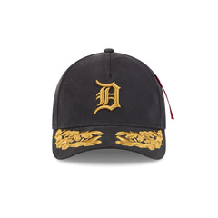 Alpha Industries x Detroit Tigers Black 9FORTY M-Crown A-Frame Snapback Hat