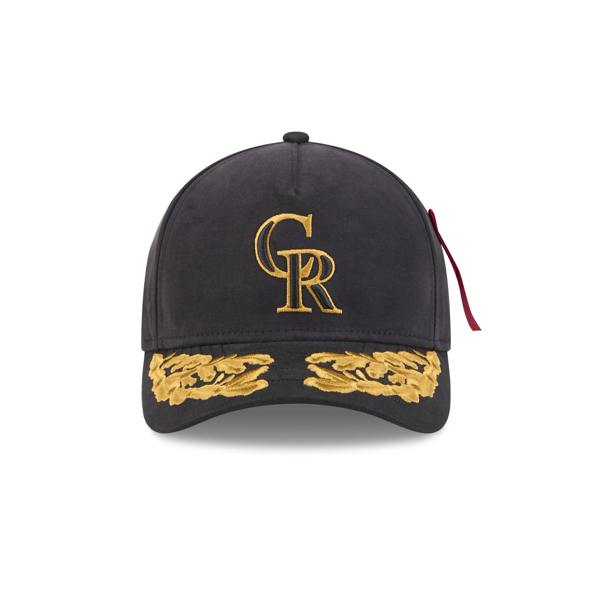 Alpha Industries x Colorado Rockies Black 9FORTY M-Crown A-Frame Snapback Hat