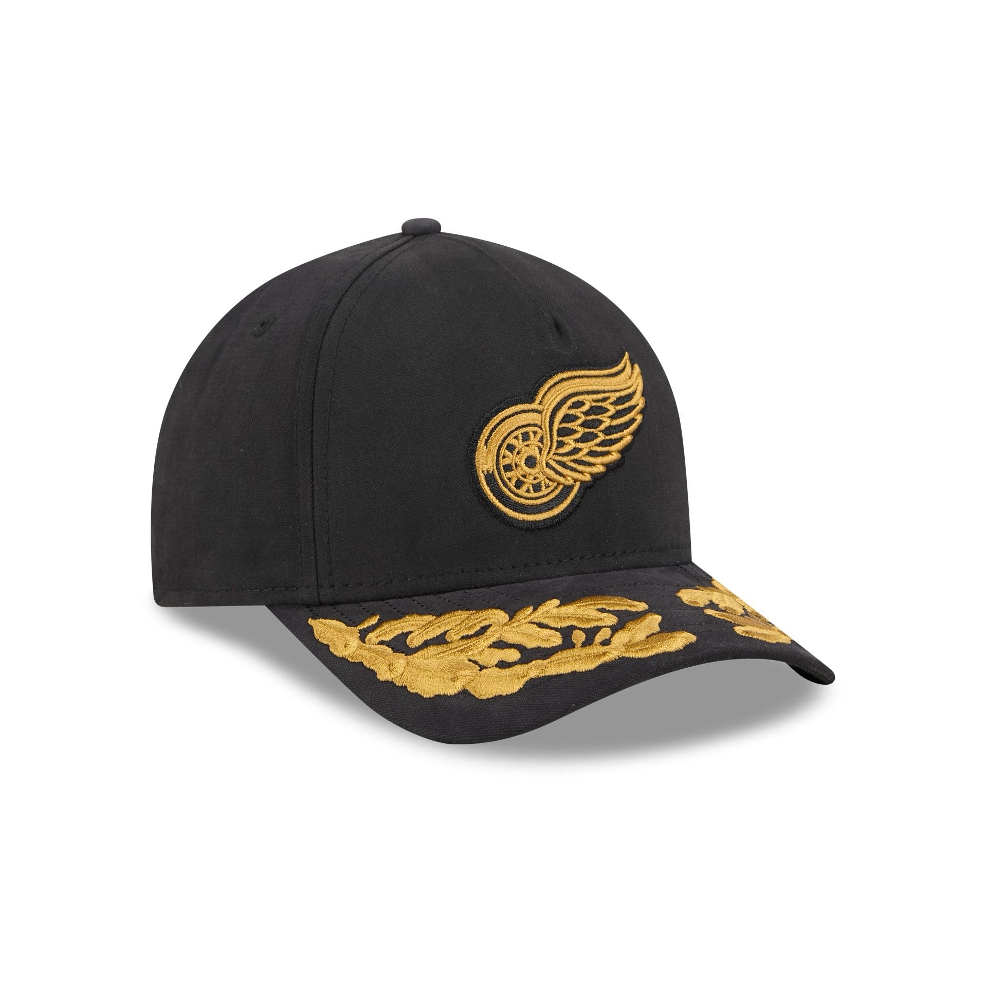 Alpha Industries x Detroit Red Wings Black 9FORTY M-Crown A-Frame Snapback Hat