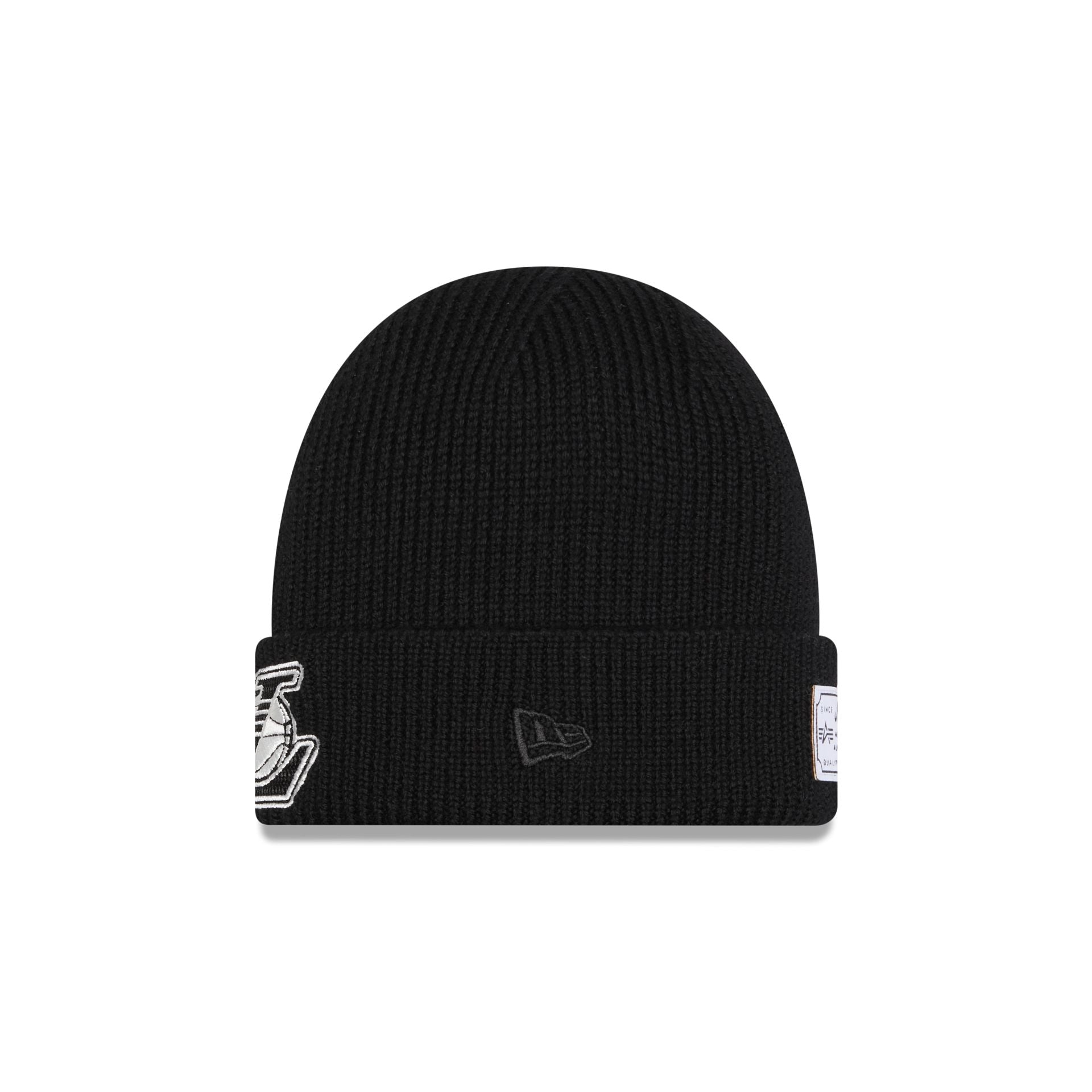 Alpha Industries x Los Angeles Lakers Black Cuff Knit Hat