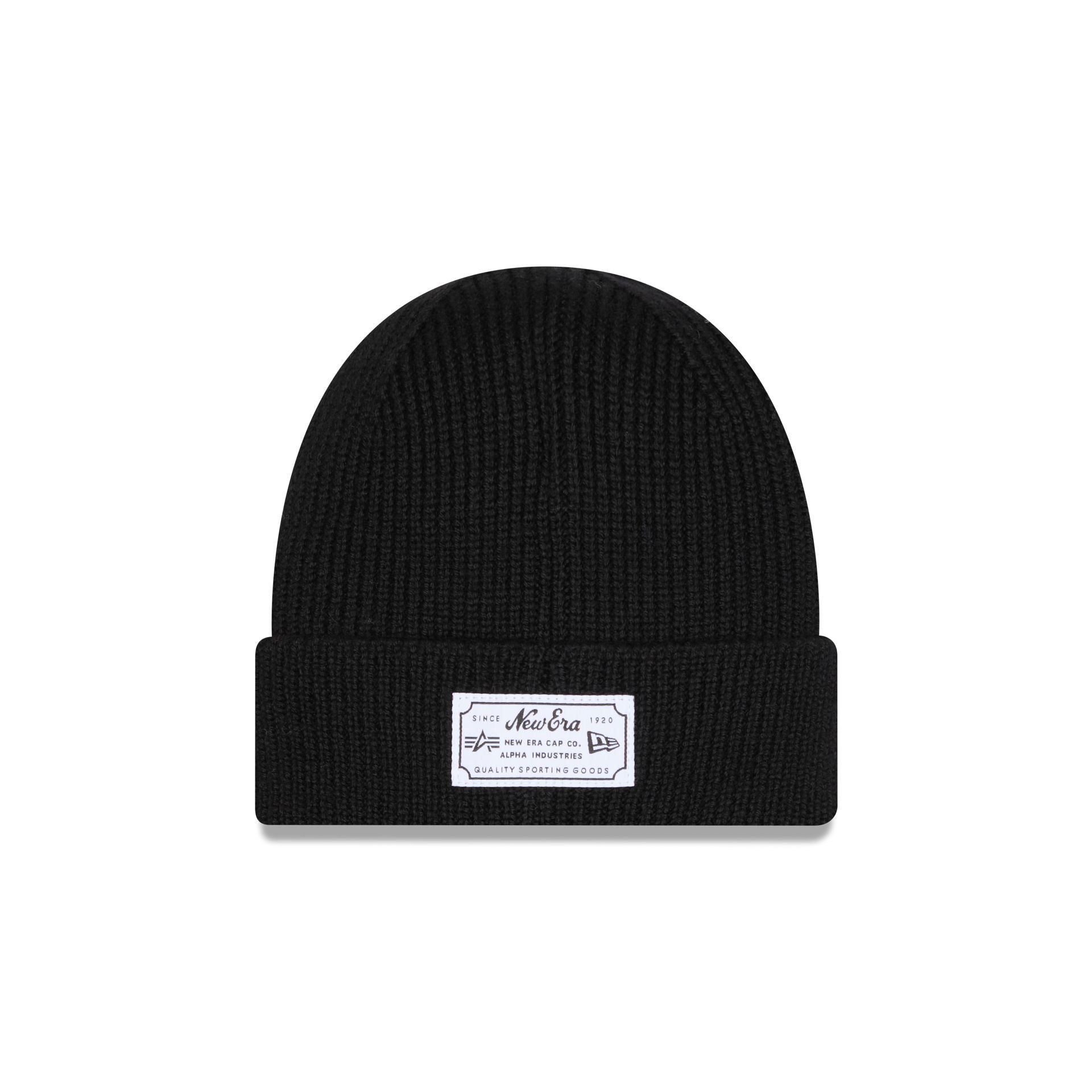 Alpha Industries x Los Angeles Angels Black Cuff Knit Hat