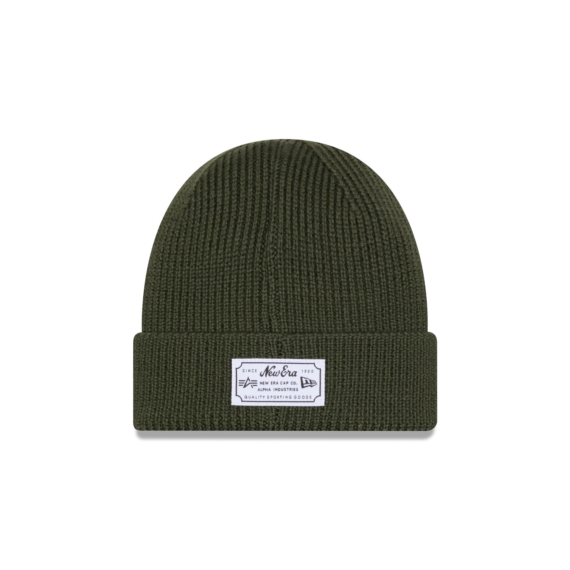 Alpha Industries x San Diego Padres Olive Green Cuff Knit Hat