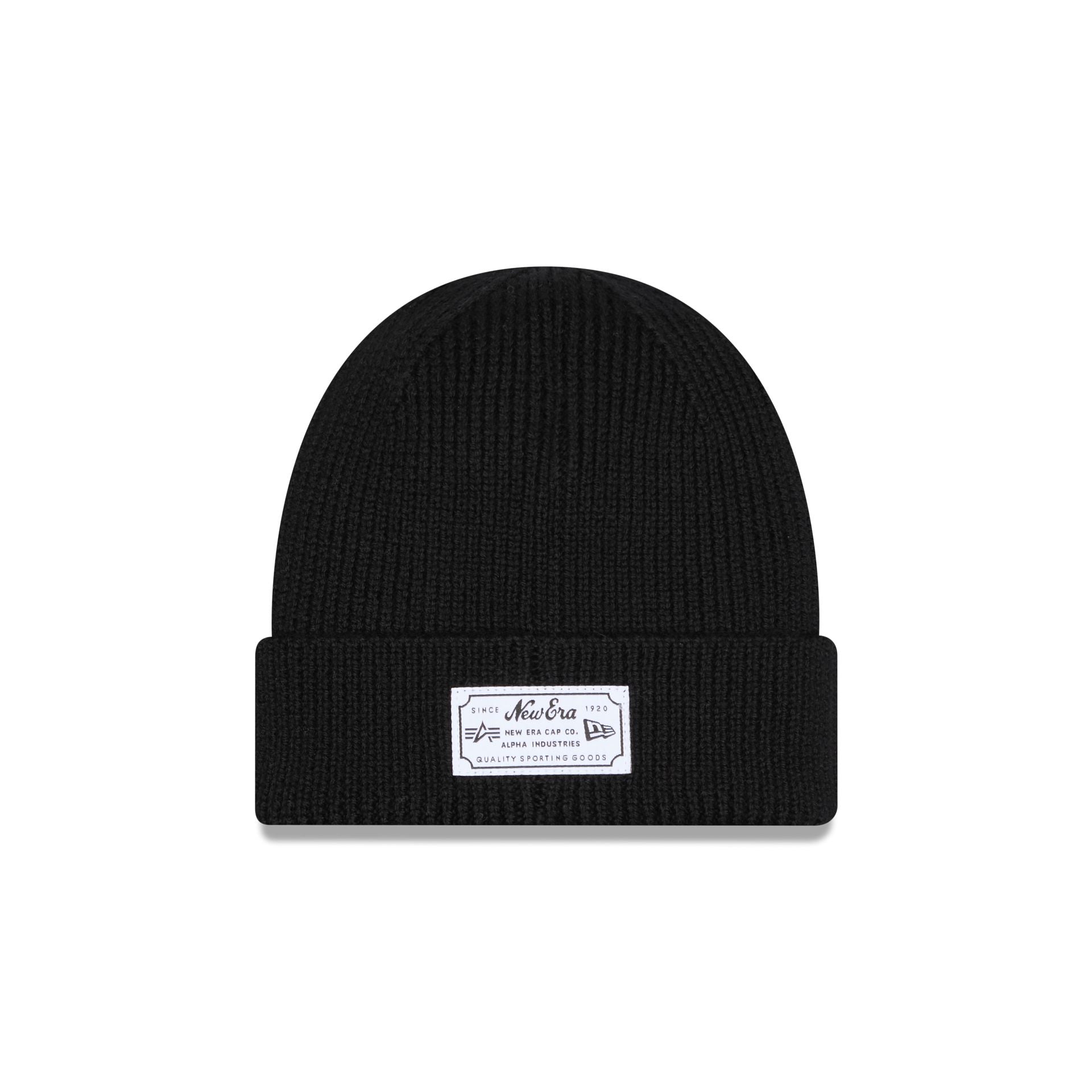 Alpha Industries x Boston Bruins Black Cuff Knit Hat