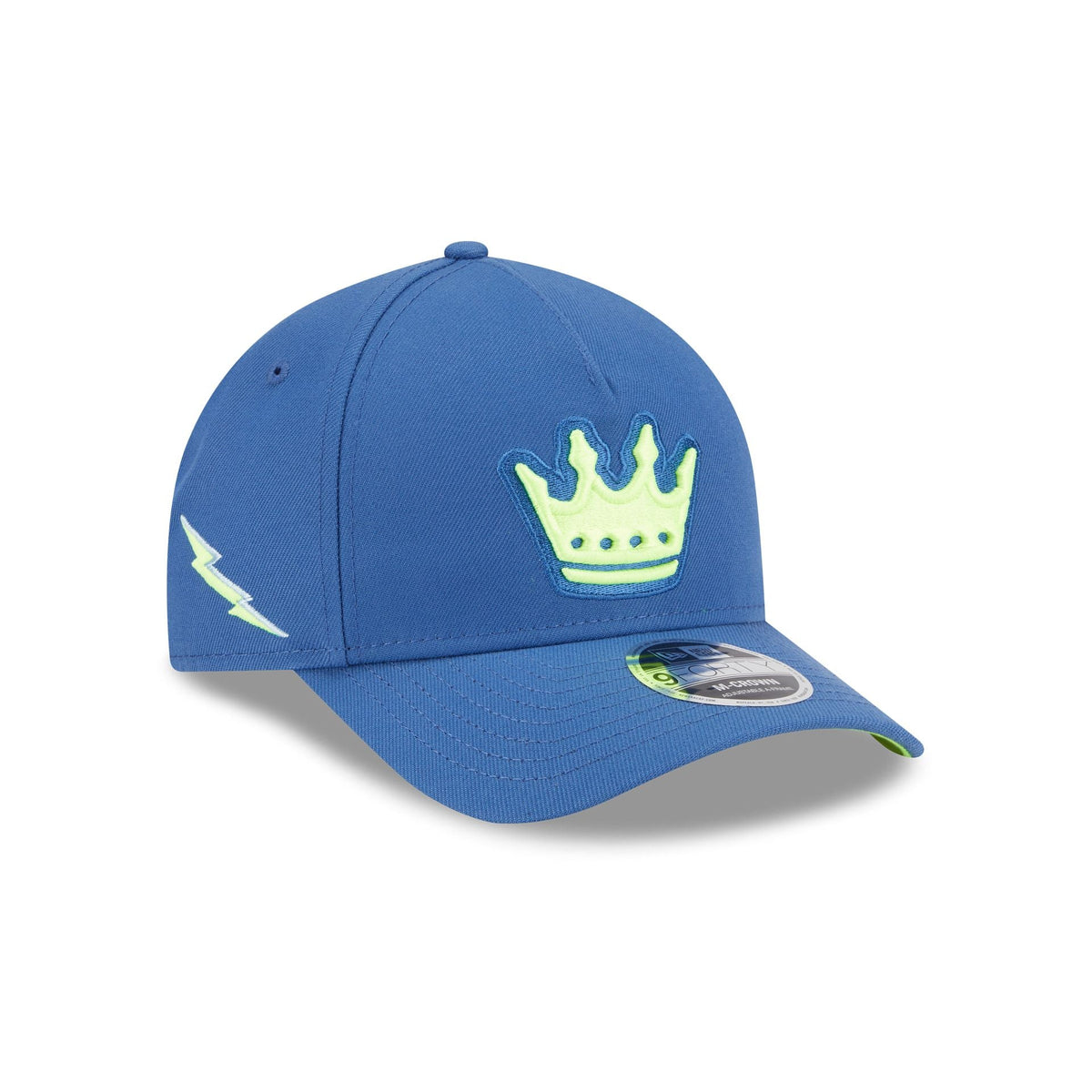 Charlotte FC 2025 Jersey Hook Blue 9FORTY M-Crown A-Frame Snapback Hat