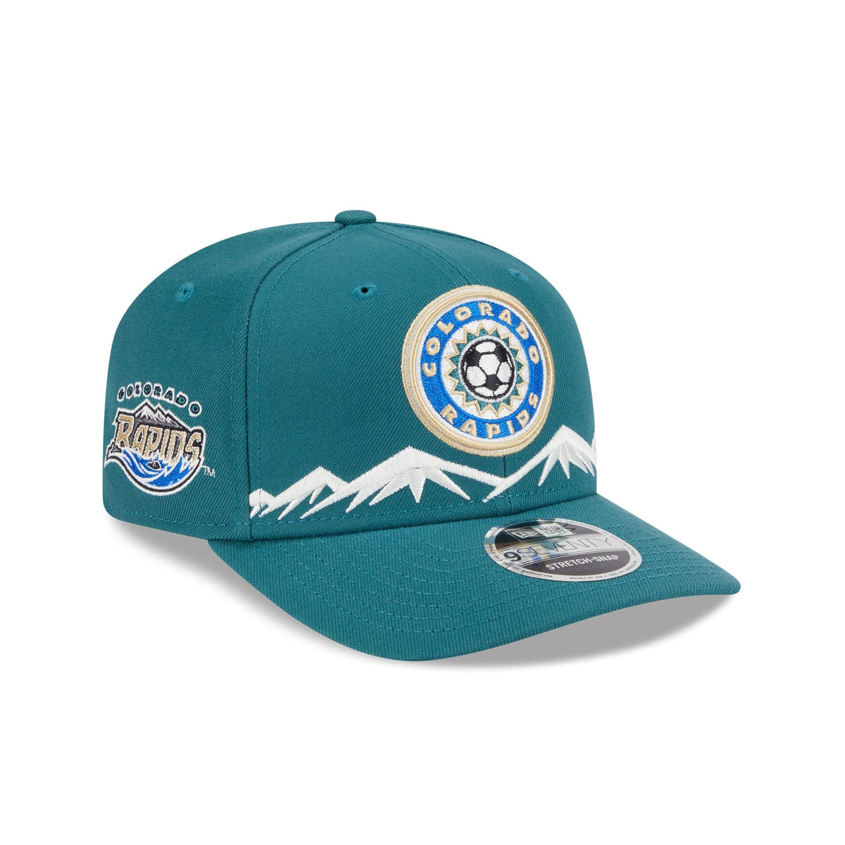 Colorado Rapids 2025 Jersey Hook Green 9SEVENTY Stretch-Snap Hat
