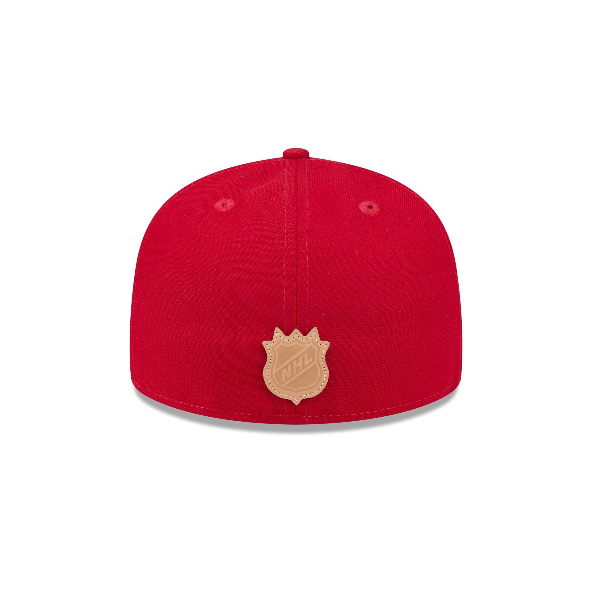 Calgary Flames Leather Visor 59FIFTY Fitted Hat