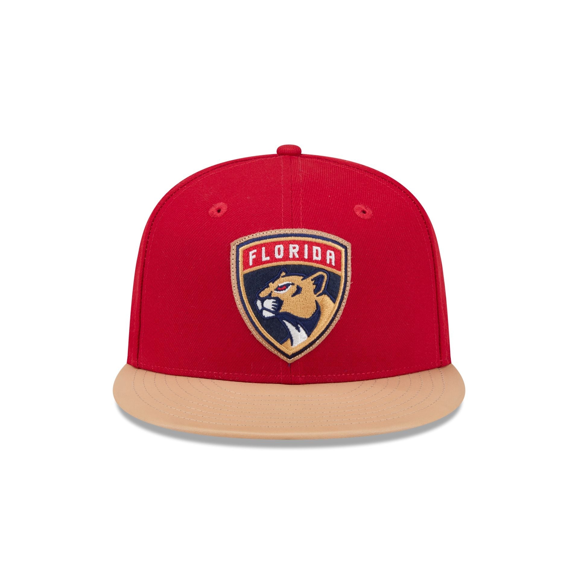 Florida Panthers Leather Visor 59FIFTY Fitted Hat