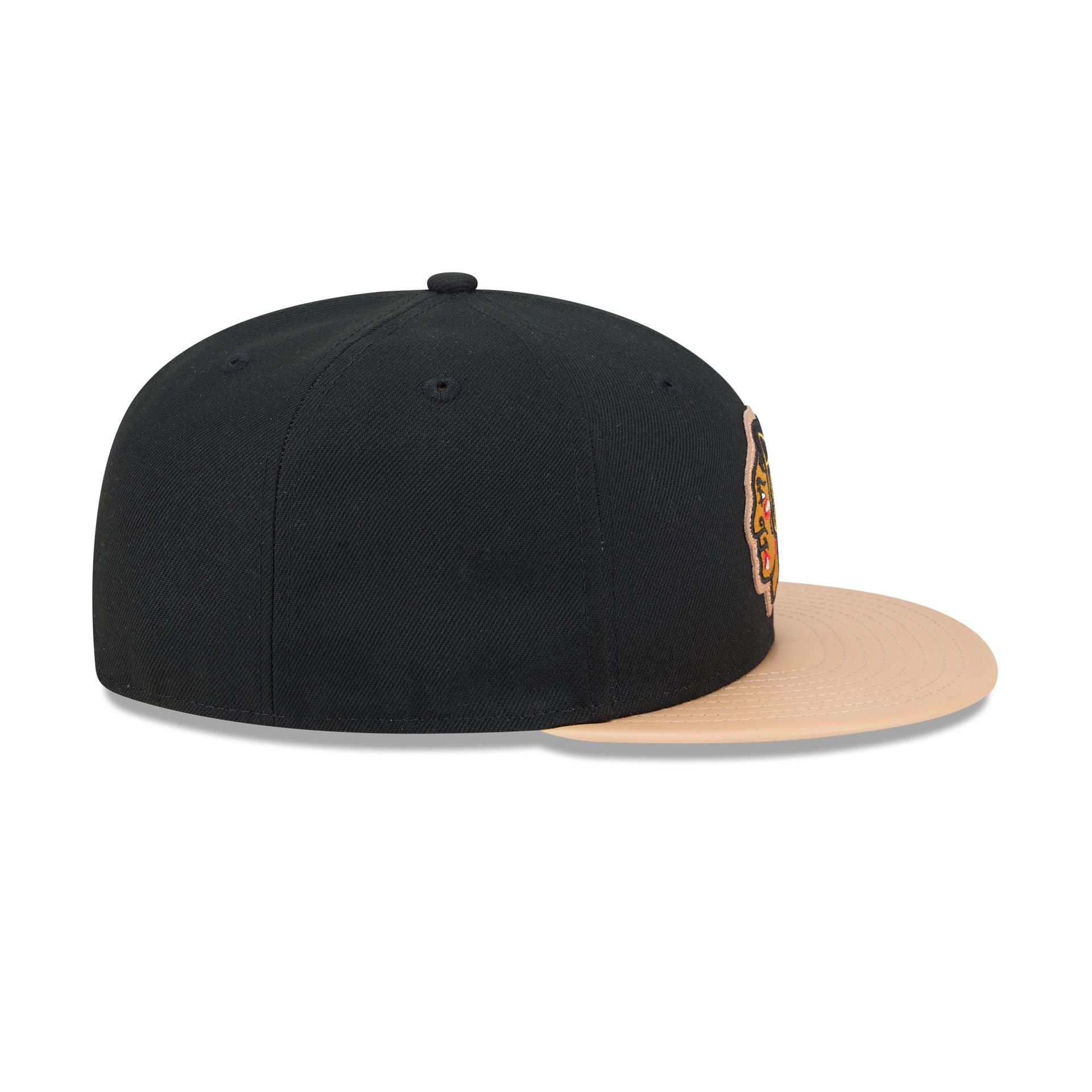 Chicago Blackhawks Leather Visor 59FIFTY Fitted Hat