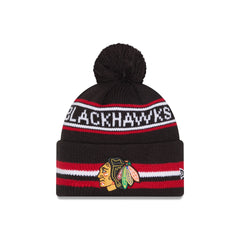 Chicago Blackhawks Classic Pom Knit Hat