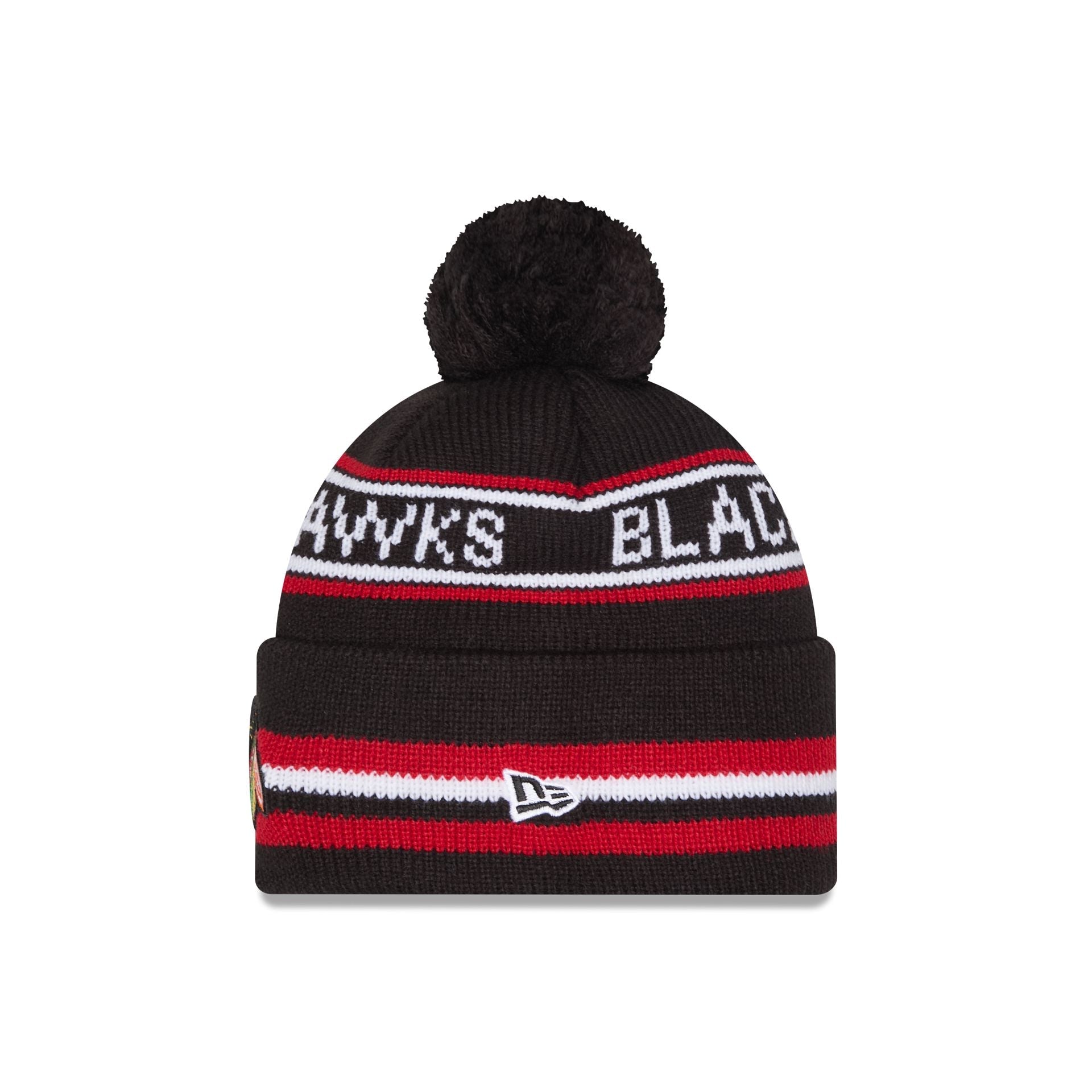 Chicago Blackhawks Classic Pom Knit Hat