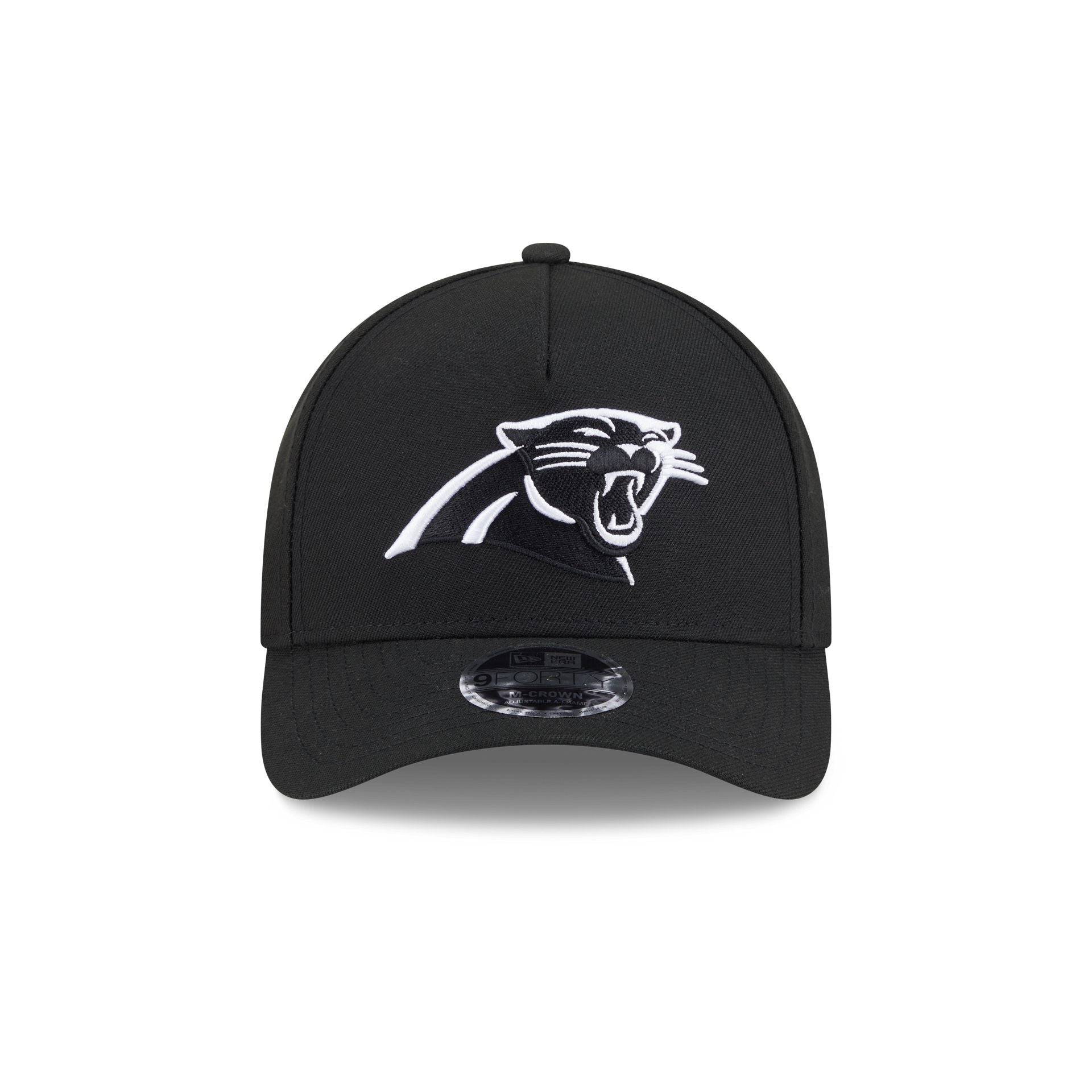 Carolina Panthers Black & White 9FORTY M-Crown A-Frame Snapback Hat