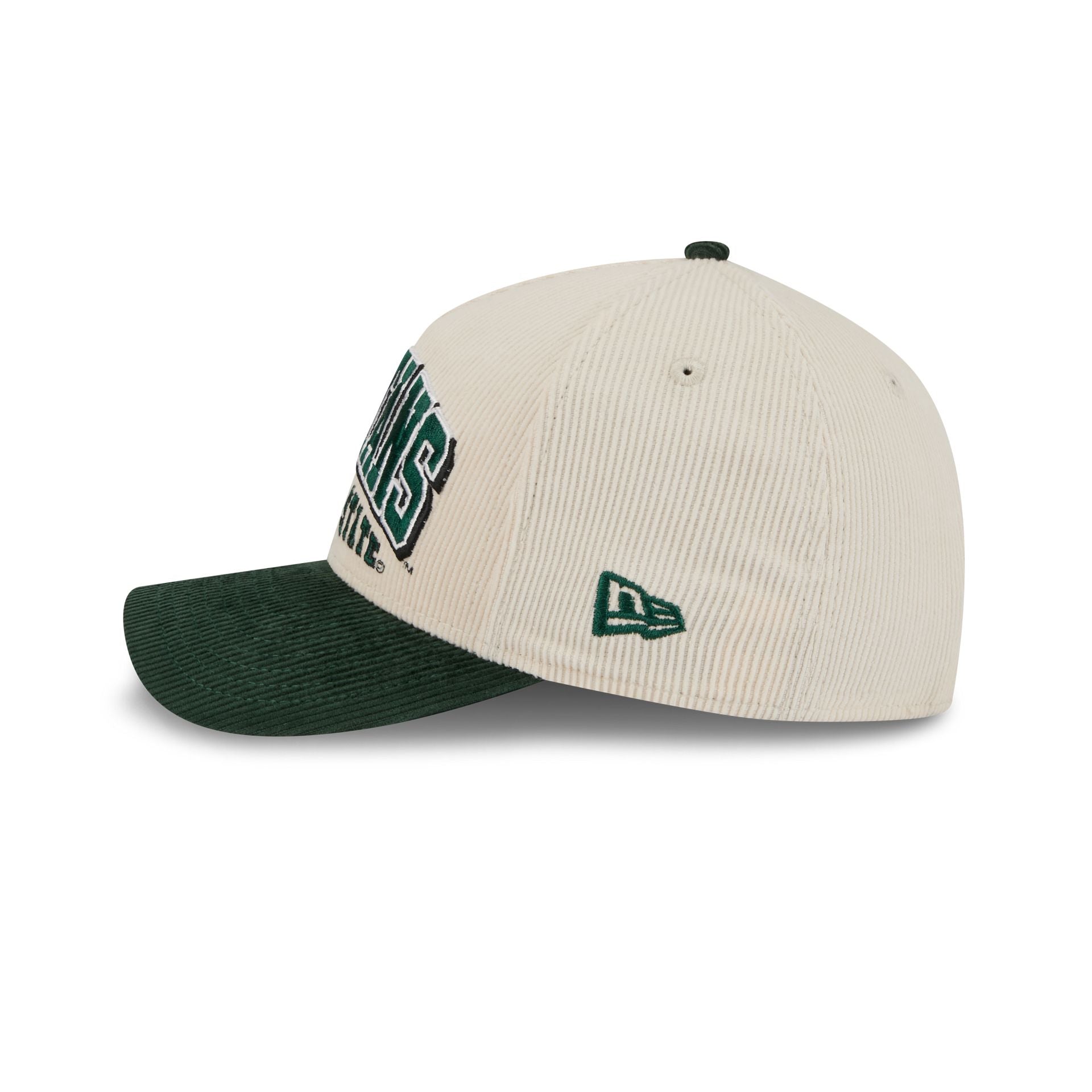 Michigan State Spartans Stacked Corduroy 9FORTY M-Crown A-Frame Snapback Hat