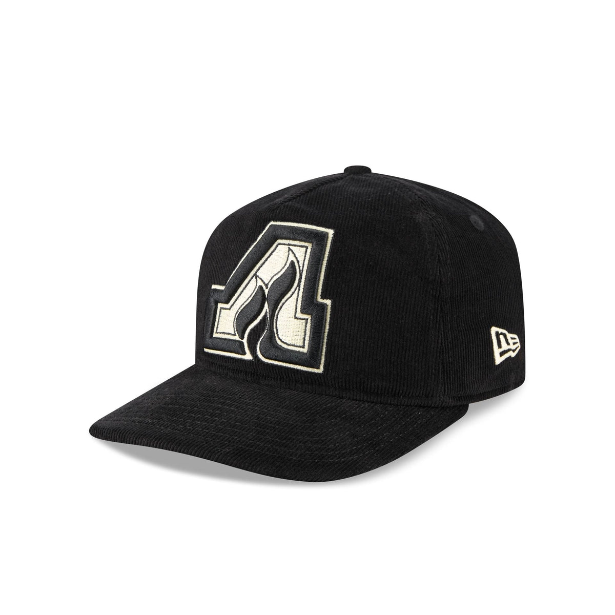 Atlanta Flames Nostalgic Black Corduroy 19TWENTY Adjustable Hat