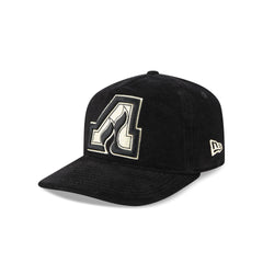 Atlanta Flames Nostalgic Black Corduroy 19TWENTY Adjustable Hat