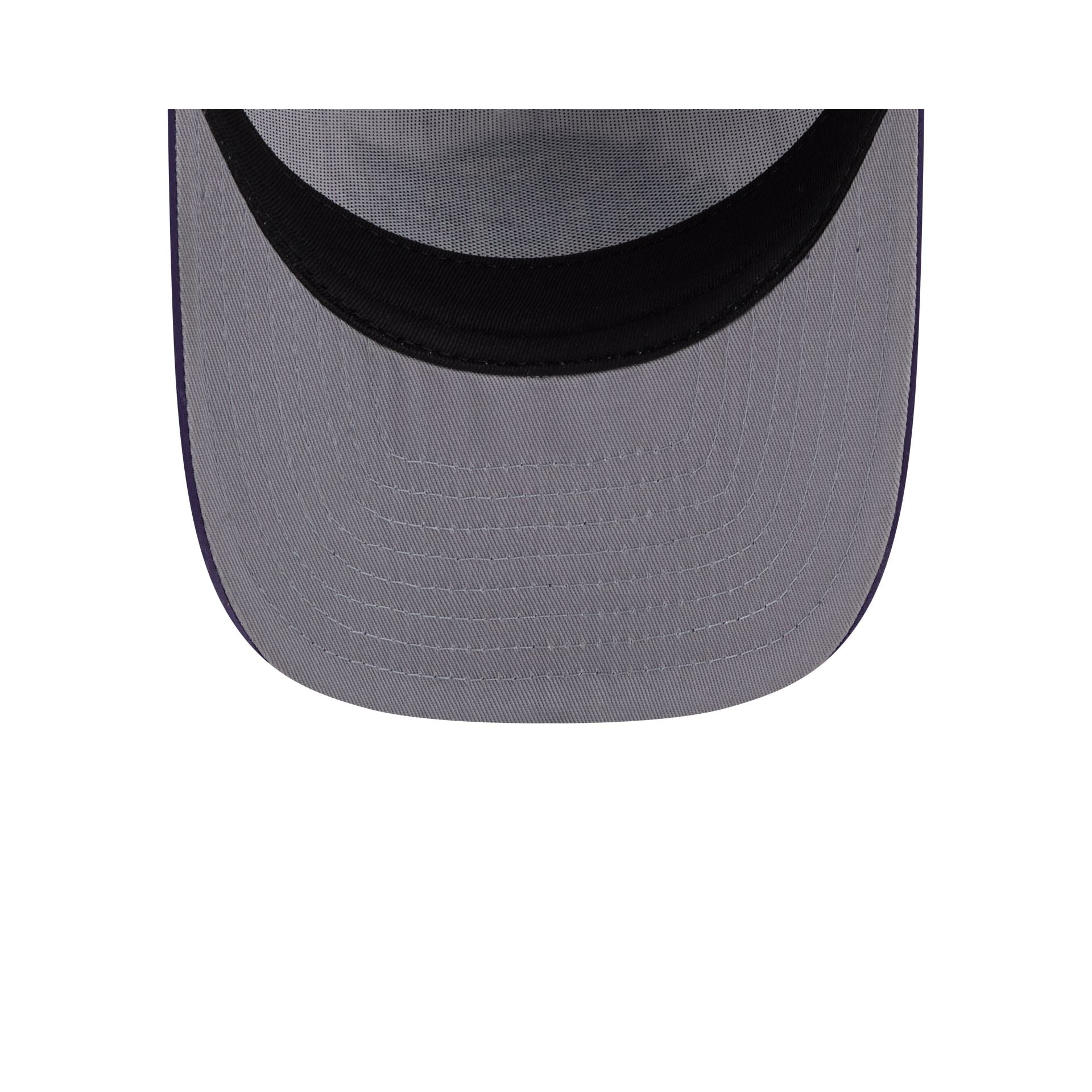 Los Angeles Lakers Satin Pinstripe 9FIFTY A-Frame Snapback Hat