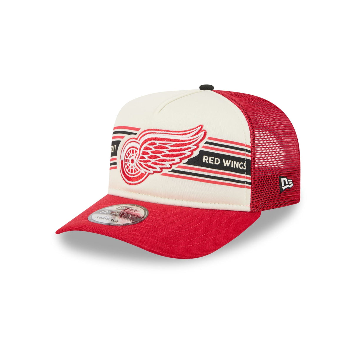 Detroit Red Wings Banner 9FIFTY A-Frame Trucker Hat