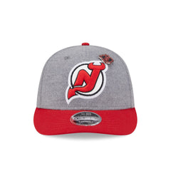 New Jersey Devils Heather Gray Wool Low Profile 9FIFTY Snapback Hat