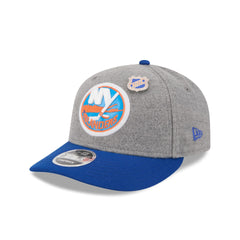New York Islanders Heather Gray Wool Low Profile 9FIFTY Snapback Hat