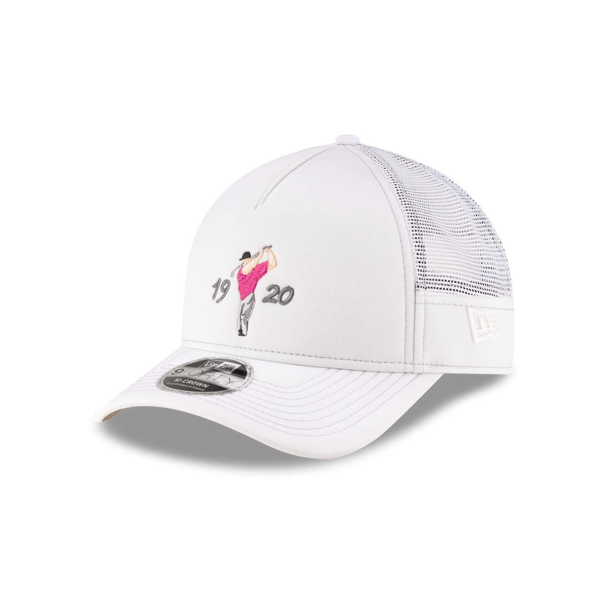 New Era Branded Golf 9FORTY M-Crown A-Frame Trucker Hat