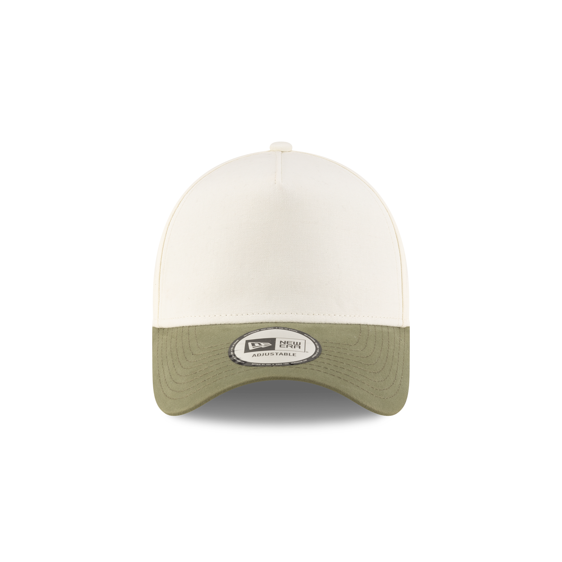 New Era Branded High Twist Chrome White 9FORTY A-Frame Adjustable Hat