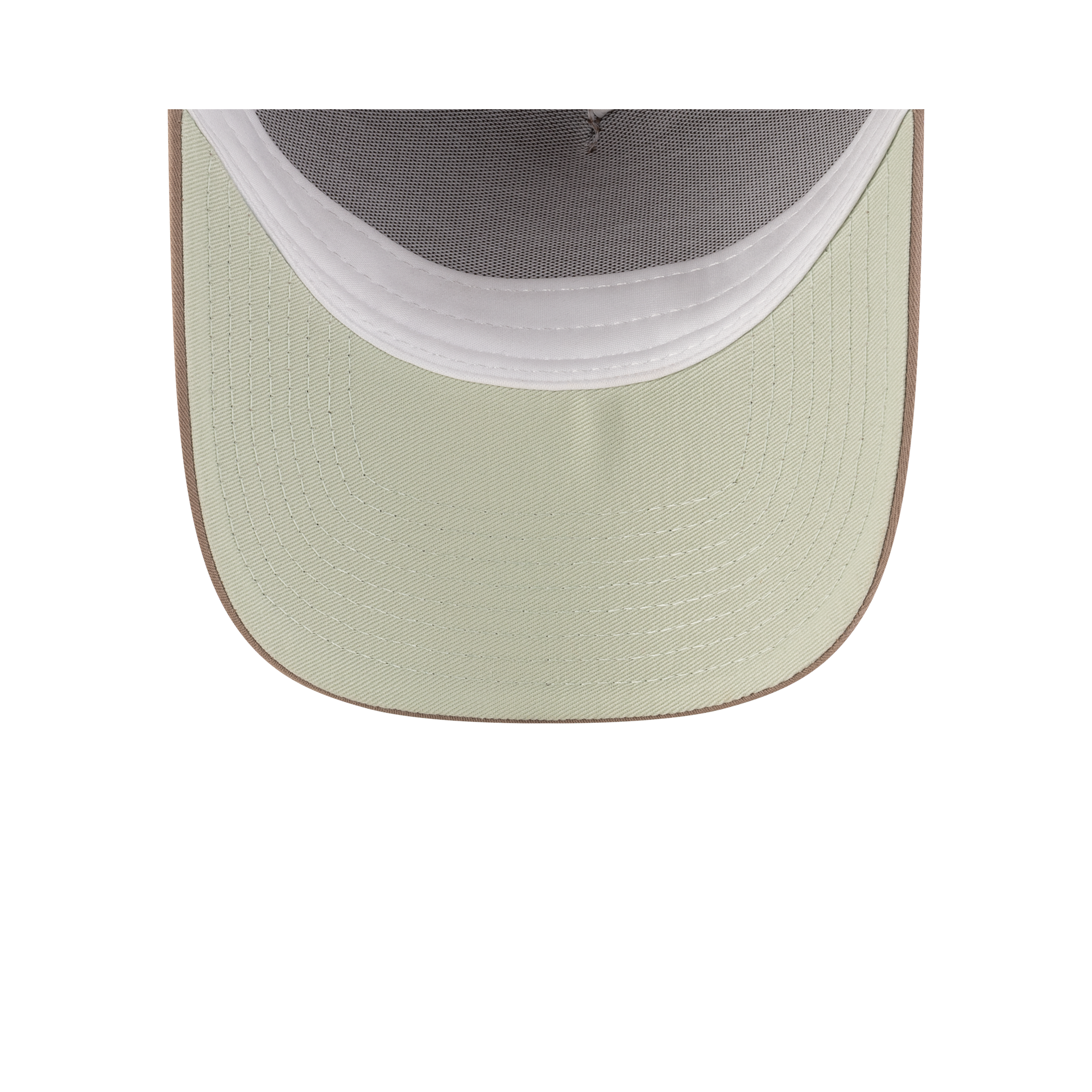 New Era Branded High Twist Taupe Gray 9FORTY A-Frame Adjustable Hat