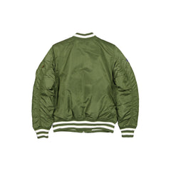 Alpha Industries x New York Yankees Olive Green MA-1 Bomber Jacket
