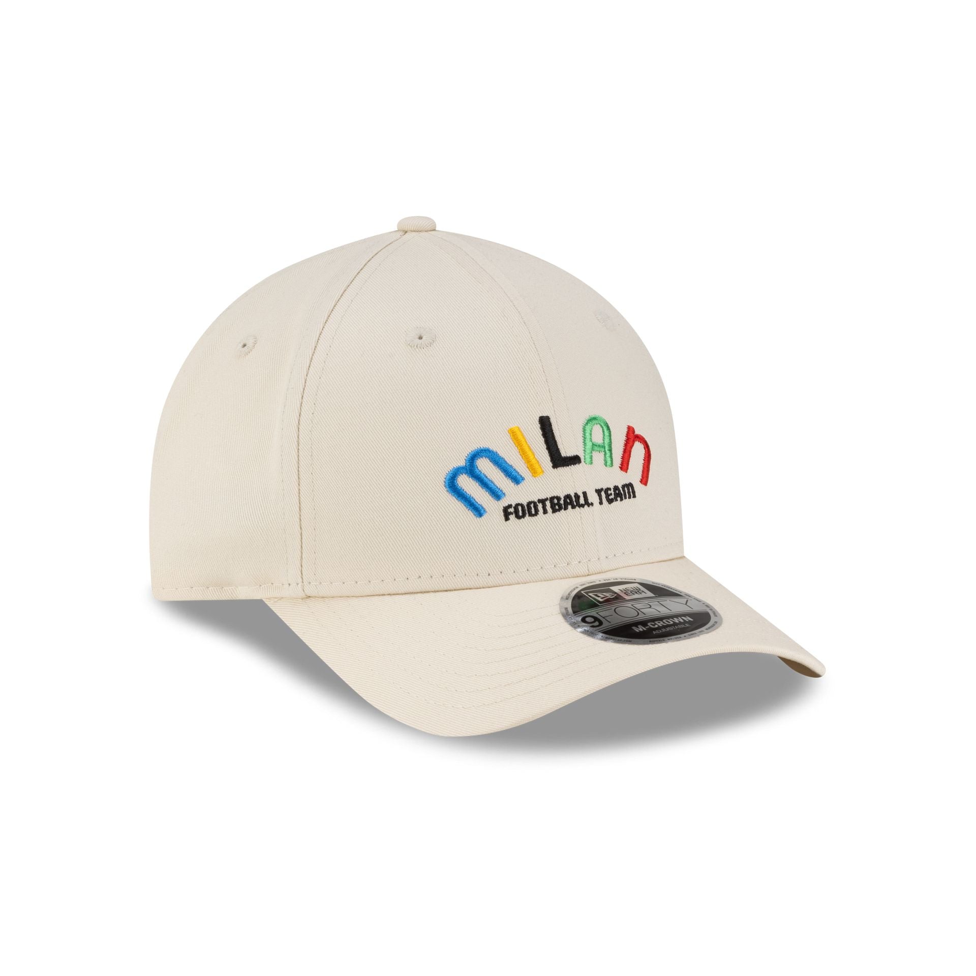 AC Milan Wordmark Chrome 9FORTY M-Crown Snapback Hat