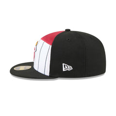 Miami Heat 2025 Tip-Off Split Panel 59FIFTY Fitted Hat