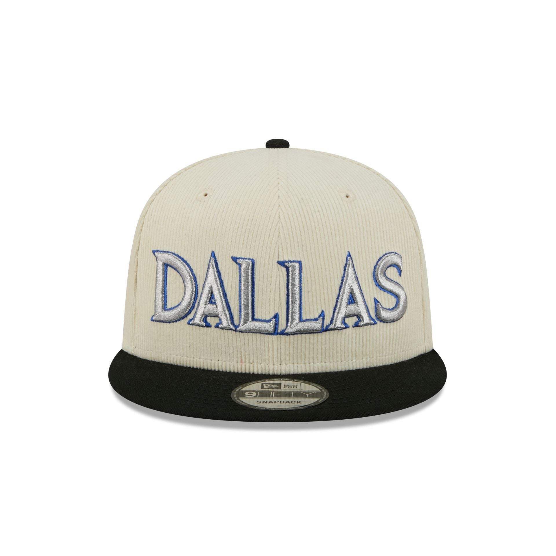 Dallas Mavericks 2025 City Edition Chrome White Corduroy 9FIFTY Snapback Hat