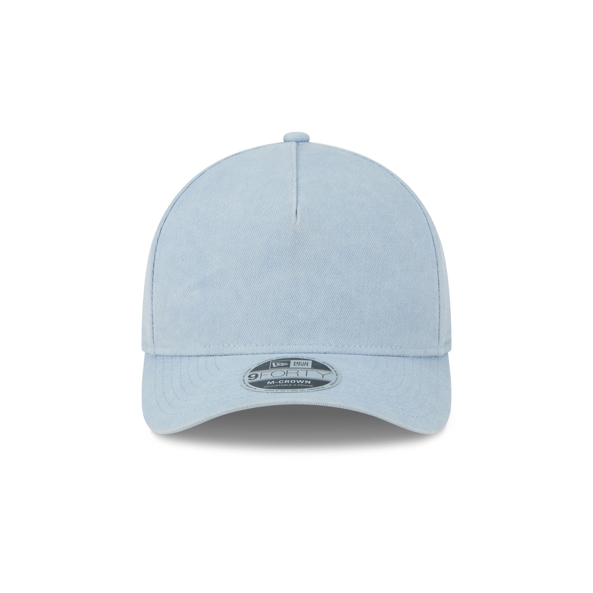 New Era Cap Washed Twill Sky Blue 9FORTY M-Crown A-Frame Adjustable Hat