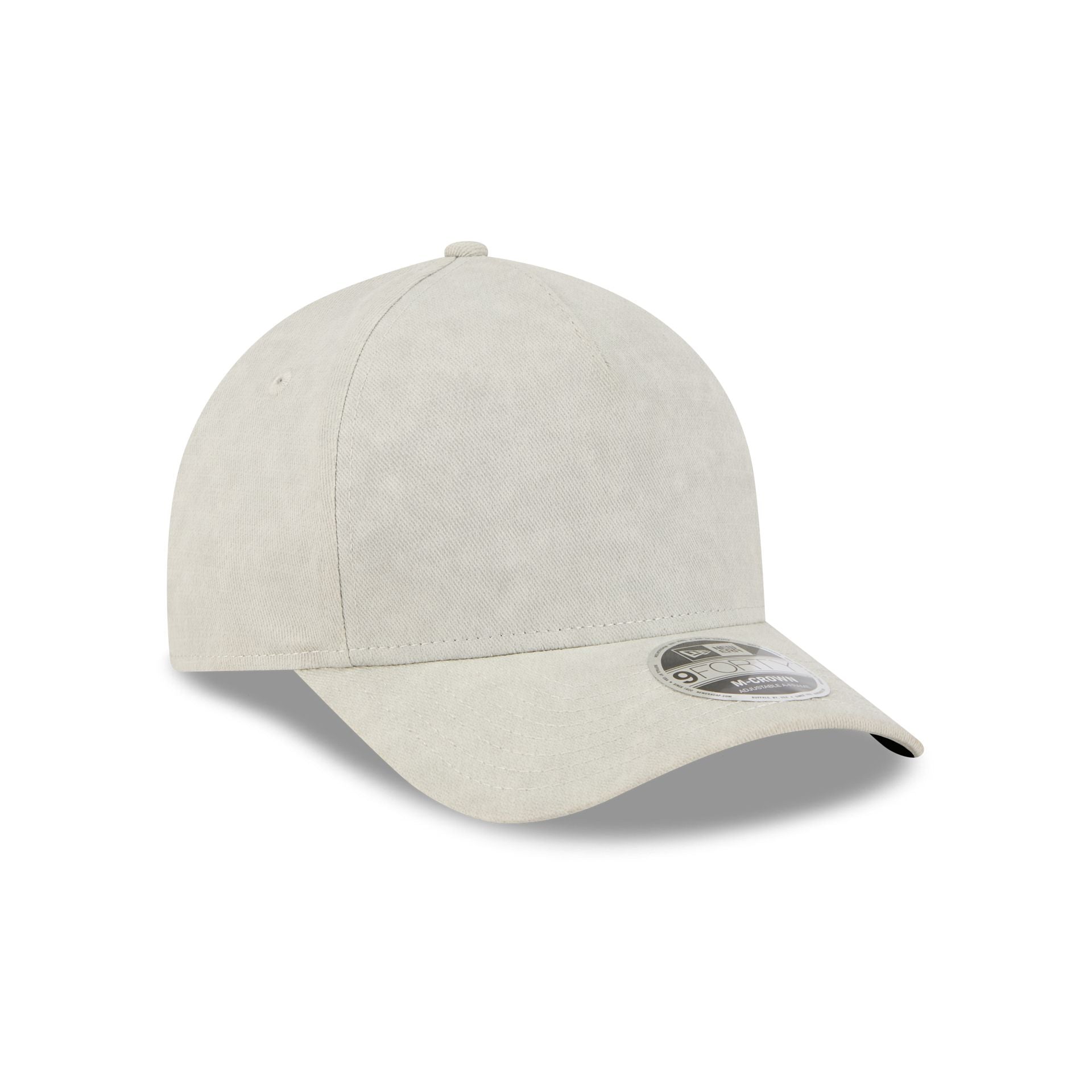 New Era Cap Washed Twill Light Biege 9FORTY M-Crown A-Frame Adjustable Hat