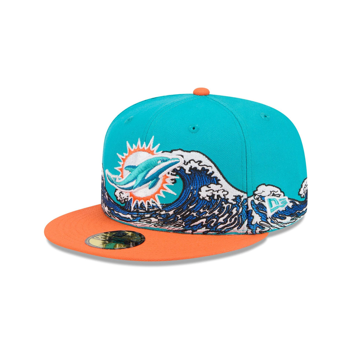 Miami Dolphins Tidal Flow 59FIFTY Fitted Hat