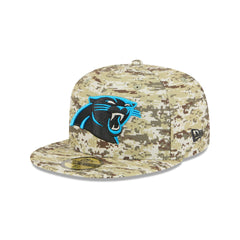 Carolina Panthers 2025 Salute to Service Fan Gear 59FIFTY Fitted Hat