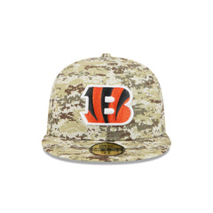 Cincinnati Bengals 2025 Salute to Service Fan Gear 59FIFTY Fitted Hat