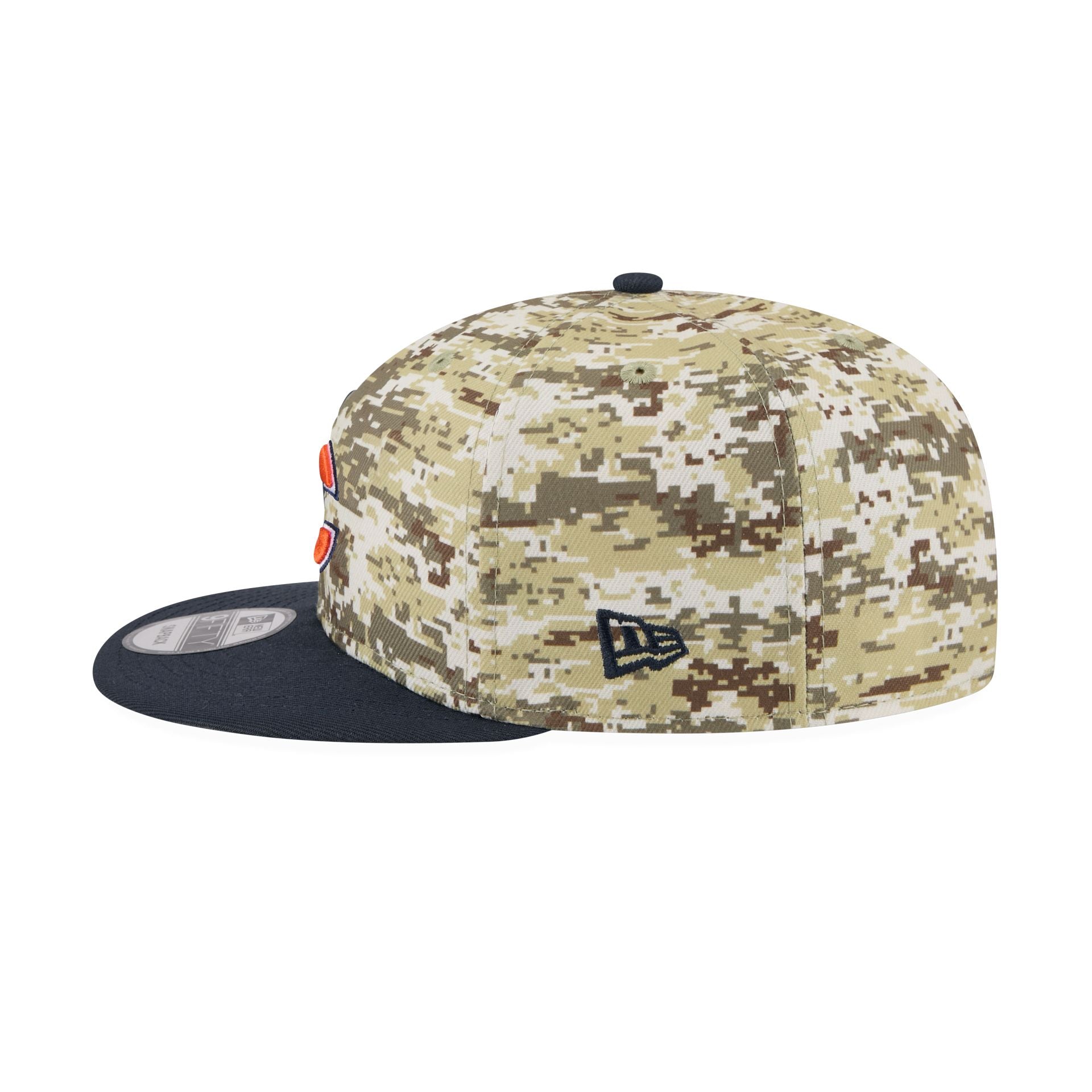 Chicago Bears 2025 Salute to Service Fan Gear 9FIFTY Snapback Hat